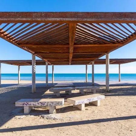 Privilegiado-tarragona-50mplaya-wifi-pool-relax8 아파트 *